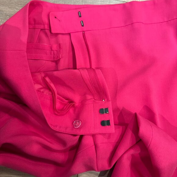 KASPER WOMENS HOT PINK DRESS PANTS SIZE 18 - Picture 6 of 9